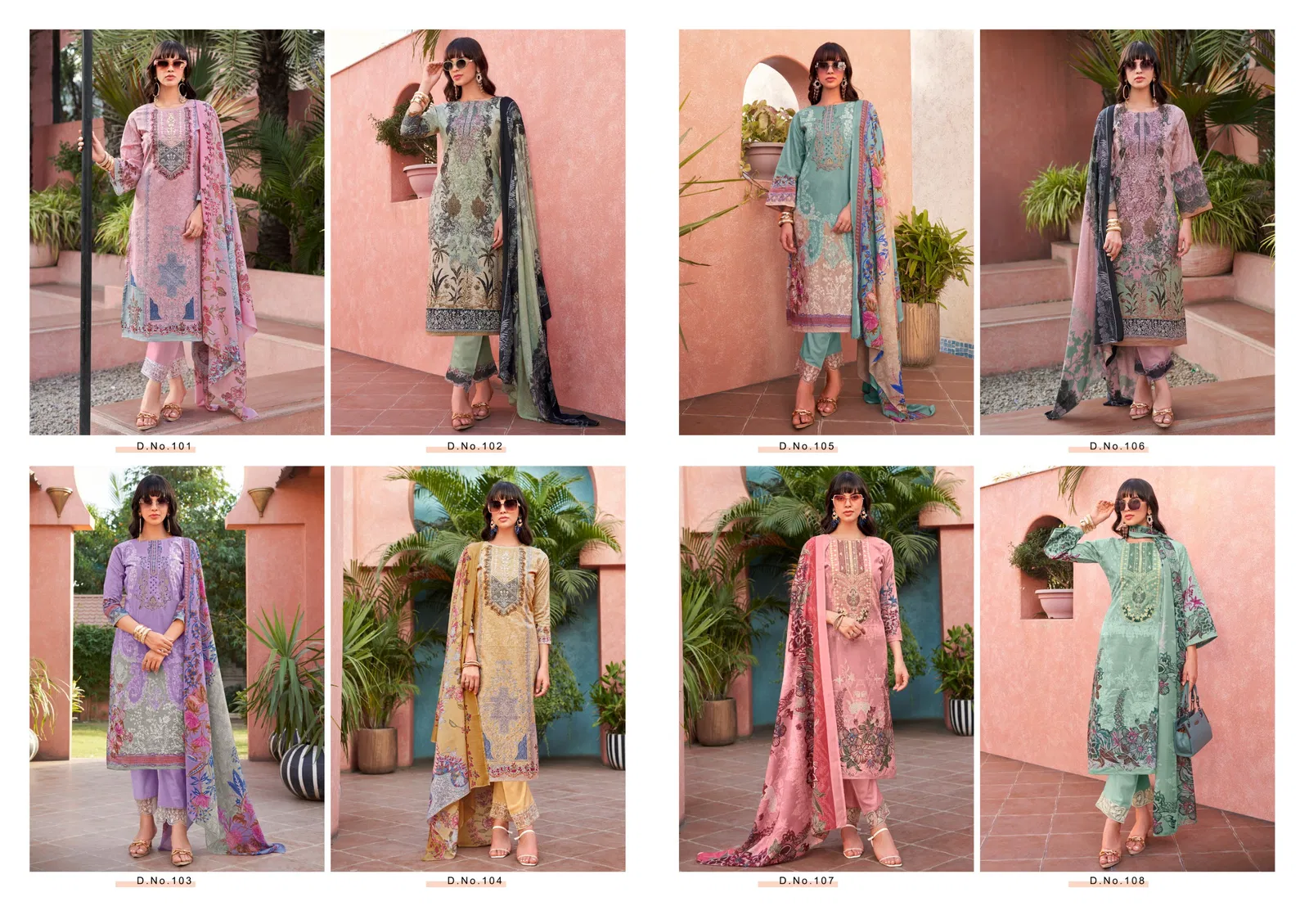 Mashaal Emb Lawn Colletion Vol 1 By Shree Fabs Cotton Salwar Suits Exporters In India